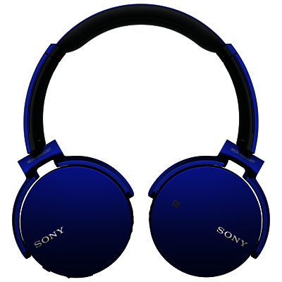 Sony MDR-XB650BT Extra Bass On-Ear Headphones with Bluetooth Blue